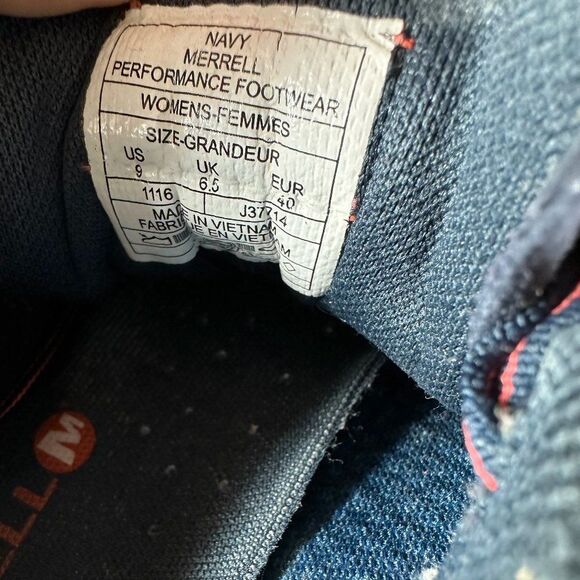 Merrell Women's Sneakers in Blue and Orange - Picture 3 of 7